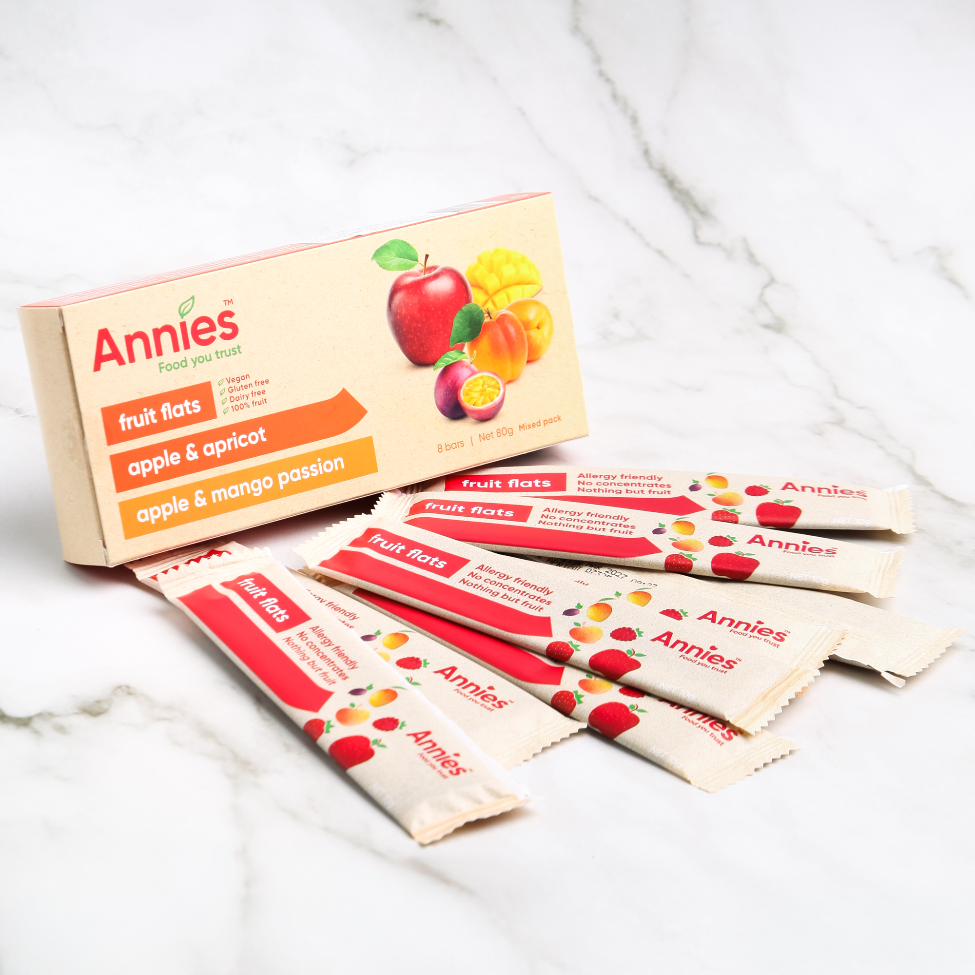 Summer Fruit Flats (8 pieces) - Annies